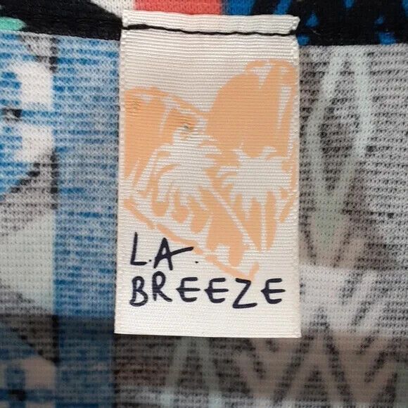 LA Breeze dress women's size large multicolor mini - Picture 5 of 11